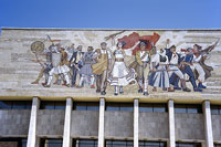 Murale di piazza Skanderbeg a Tirana