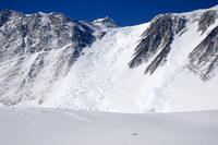 Il monte Vinson dal campo base 