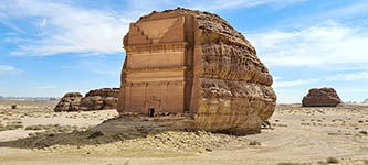 La tomba di Lihyan figlio di Kusa (Qasr AlFarid) a Hegra (Mada'in Salih)