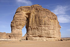La roccia dell'elefante nei pressi di Al Ula