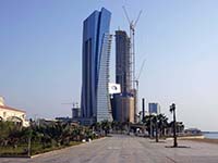 Grattacieli in costruzione sulla Corniche di Gedda