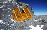 La capanna Indipendencia (6450 m)