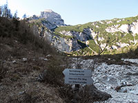 Bivio sul sentiero per la Silberkarhutte