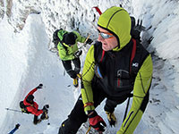 Hans e Guido sulla ferrata versante sud