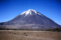 Il vulcano Licancabur, 5930 m
