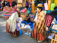 La Paz, signore al mercato