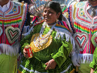 Sfilata per la festa Virgen del Carmen a El Alto
