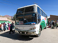 Il nostro bus Tupiza-Uyuni