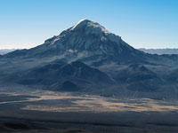 Il Sayama dalla vetta del Parinacota