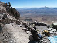Il campo uno del Sajama
