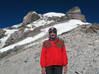 Giuseppe al campo uno del Sajama
