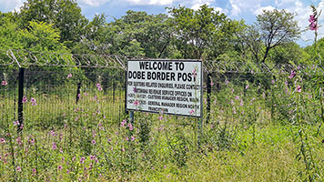 Ingresso in Botswana alla frontiera di Dobe