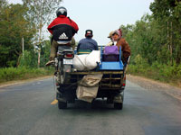 Trasporto sulla strada per Phnom Penh