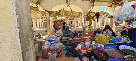 Il mercato coperto di Fada
