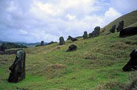 Moai abbandonati