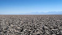 Il sale grigio nel salar di Atacama