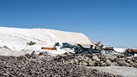 Cava di salgemma nel salar di Atacama