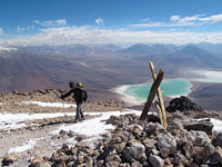La vetta del Licancabur, 5920 m