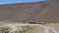 Il rifugio Conaf Zorritas, 4180 m