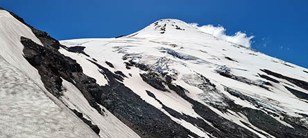 Punto panoramico a 1850 m sul vulcano Osorno 