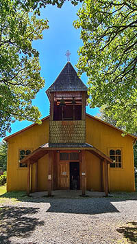 Antica chiesetta in legno di Punucapa