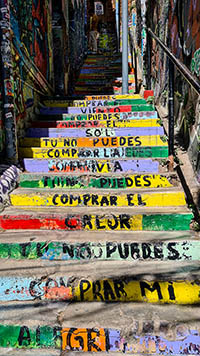 Escalera de Colores in Calle Uriola