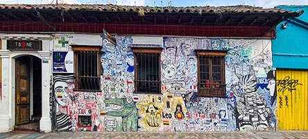 Bogotà, murale in carrera 4