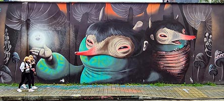 Medellin, El Poblado, murale