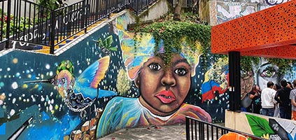 Medellin, Comuna 13, murale