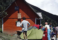 Il rifugio Nicolás Martínez al Tungurahua