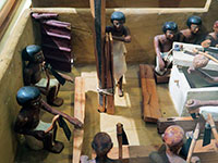 Museo del Cairo: statuine di falegnami
