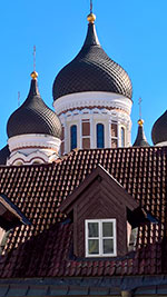 Cupole della cattedrale Aleksandr Nevskij