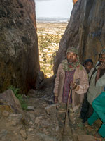 Nel canyon di Abune Gebre Mikael