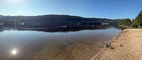 Panoramica del lago Titisee