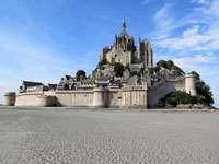 Mont Saint-Michel dal mare