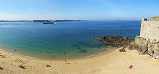 La spiaggia di Saint Malo