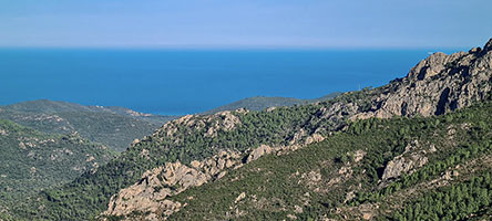 Il mar Tirreno sopra Conca
