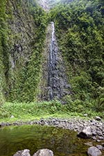 La cascata e la pozza di Bras d'Annette