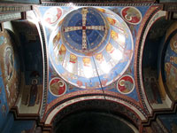 Cupola affrescata chiesa di Norasheni