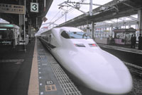 Lo shinkansen "Nozomi", il treno pallottola