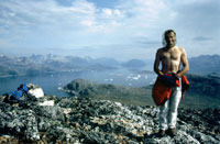 Giuseppe sul fiordo di Nanortalik