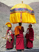 Ombrello per il Dalai Lama