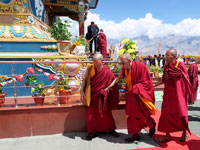 Lama dell'accoglienza per il Dalai Lama