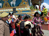 Servizio d'ordine per Tenzin Gyatso