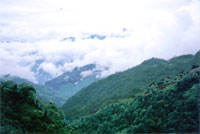 La valle da Gangtok a Phodong