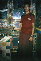 Monastero di Labrang, monaco restauratore dei dipinti