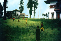 Partita di calcio a Labrang