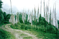 Bandiere di preghiera a Labrang
