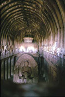 Interno tempio ad Ajanta