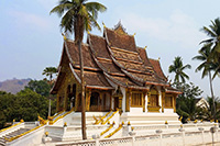 Il tempio di Haw Pha Bang presso il palazzo reale di Luang Prabang